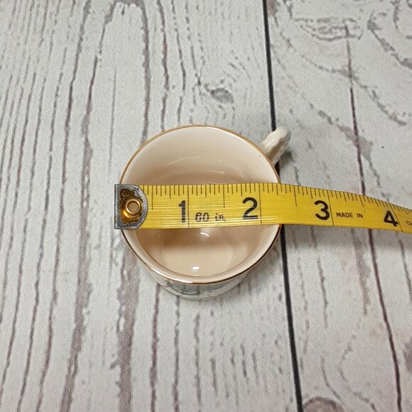 Demitasse Tea Cup And Saucer 1903 Cadillac New York State Thruway Porcelain - Picture 8 of 14